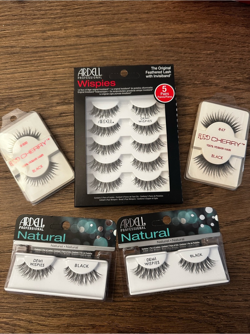 Bundle Of False Lashes (5) Wispy